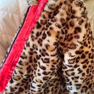 Leopard fur jacket